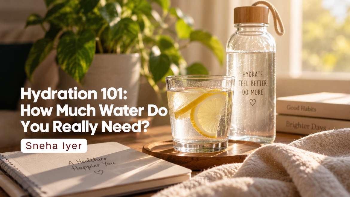 Hydration 101: How Much Water Do You Really Need | Sneha Iyer